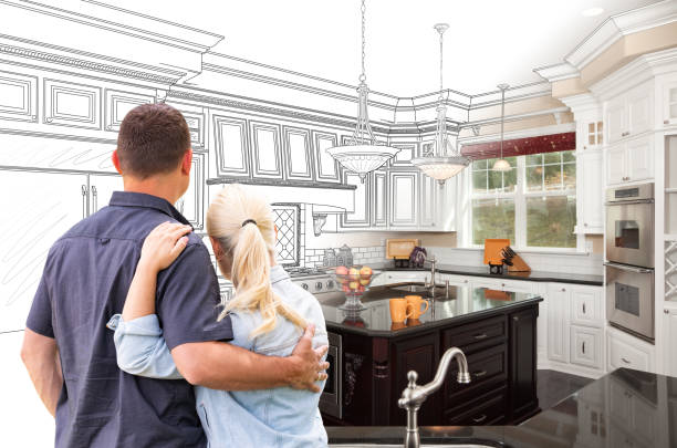 Professional Open Concept Kitchen technician working in Upper Falls, MD